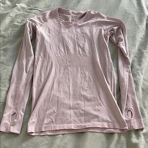 lululemon athletica Pink Long Sleeve Top